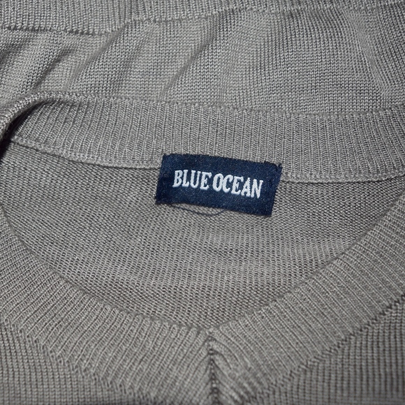 Blue Ocean V Neck Oversized Sweater - Picture 7 of 7
